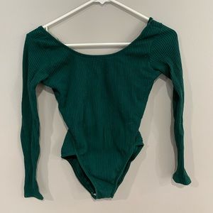 Dark Green Ballet Leotard